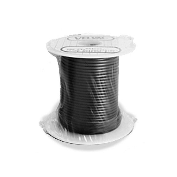 Primary Wire, GPT, 14 AWG, Copper, Black, PVC Jacket, Stranded